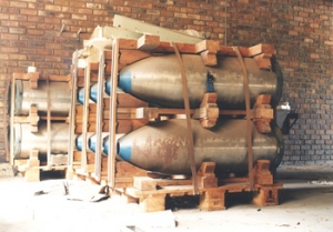 Nuclear bomb casings from South Africa
